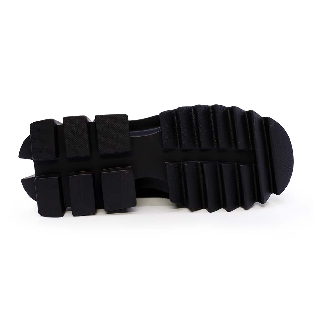 Ghete chunky femei Enzo Bertini negre  din piele întoarsă și textil  1110DG2509VN