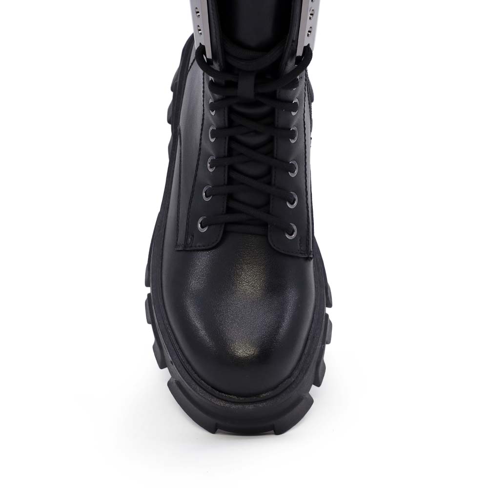 Ghete chunky femei Enzo Bertini negre  din piele naturală  1110DG2330N