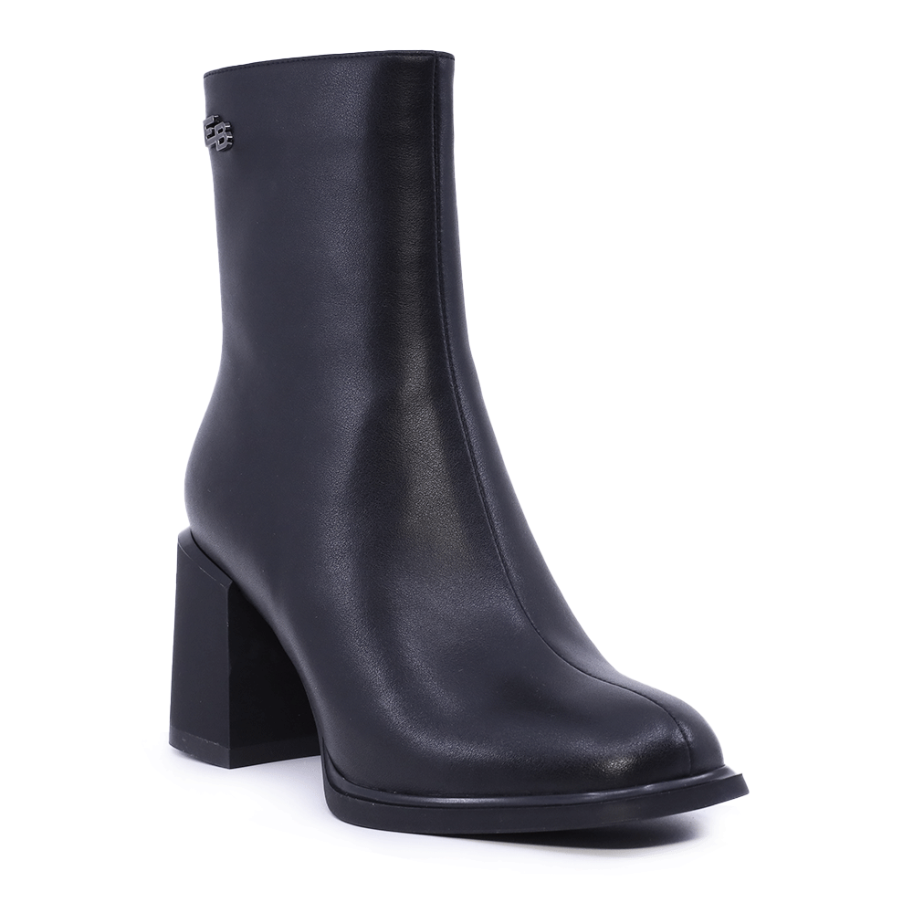 Ghete cu toc femei Enzo Bertini negre din piele 1112DG1154N