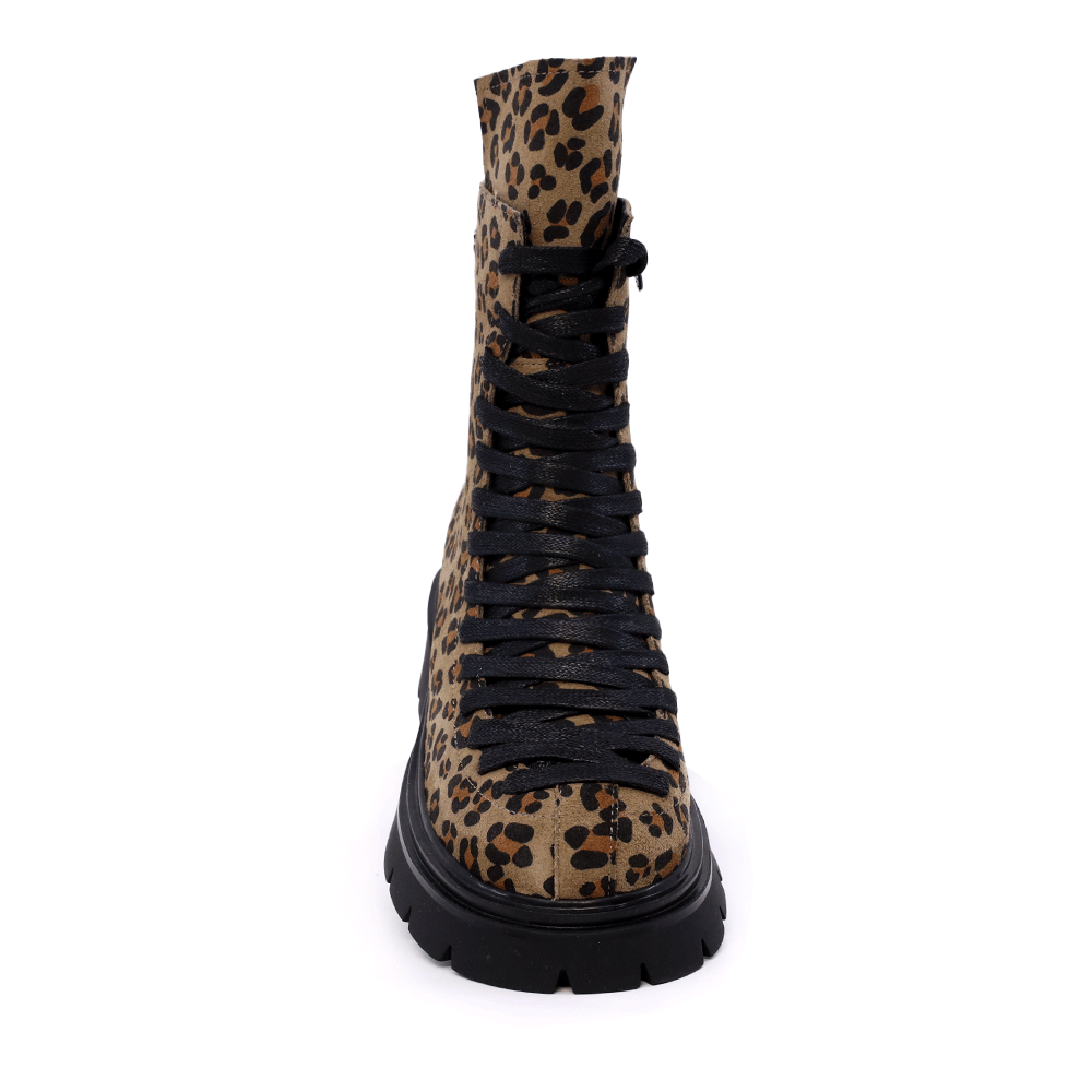 Ghete femei Enzo Bertini din piele cu animal print 1120DG1133LEO