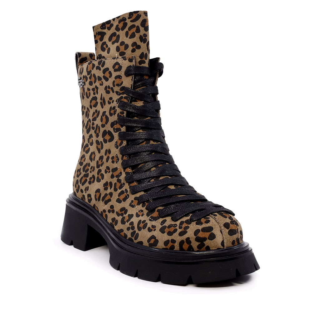Ghete femei Enzo Bertini din piele cu animal print 1120DG1133LEO