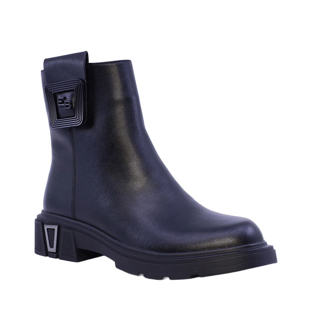 Ghete femei Enzo Bertini negre din piele 1112DG2943N