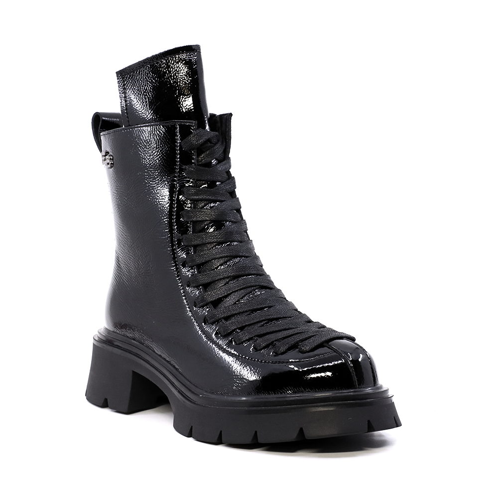 Ghete femei Enzo Bertini negre din piele lăcuită  1120DG1133LN - 1 | YEO