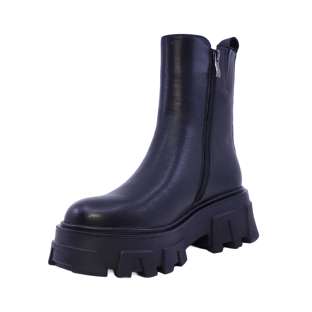 Ghete tip biker femei Enzo Bertini negre din piele 1112DG1131N