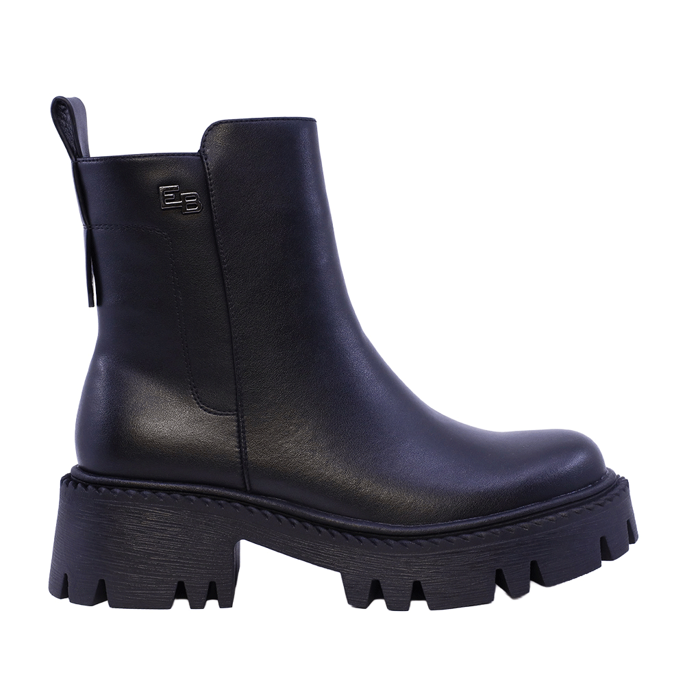 Ghete tip biker femei Enzo Bertini negre din piele 1112DG5915N