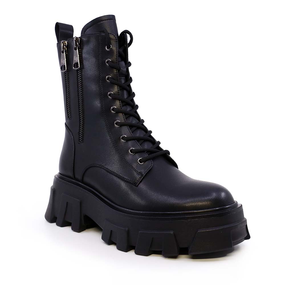 Ghete tip biker  femei Enzo Bertini negre din piele 1120DG1572N - 1 | YEO