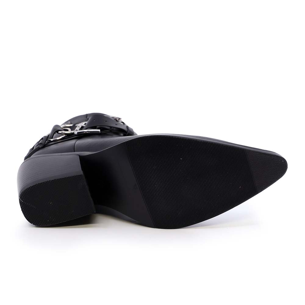 Ghete tip ciocate femei Enzo Bertini negre din piele  1120DG2318N