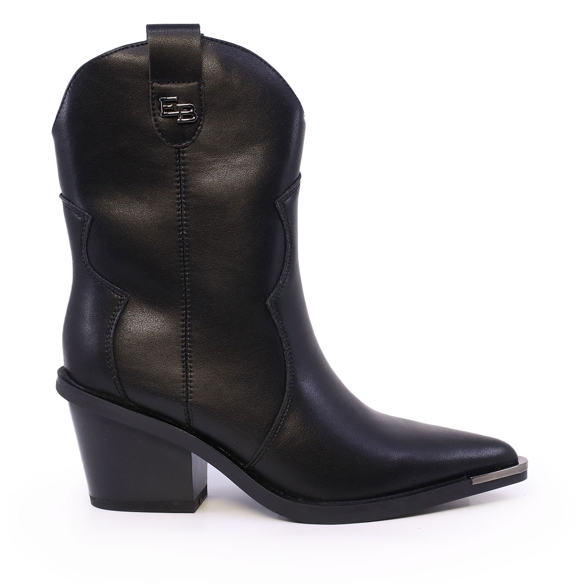 Ghete tip ciocate femei Enzo Bertini negre din piele 1390DG3110N