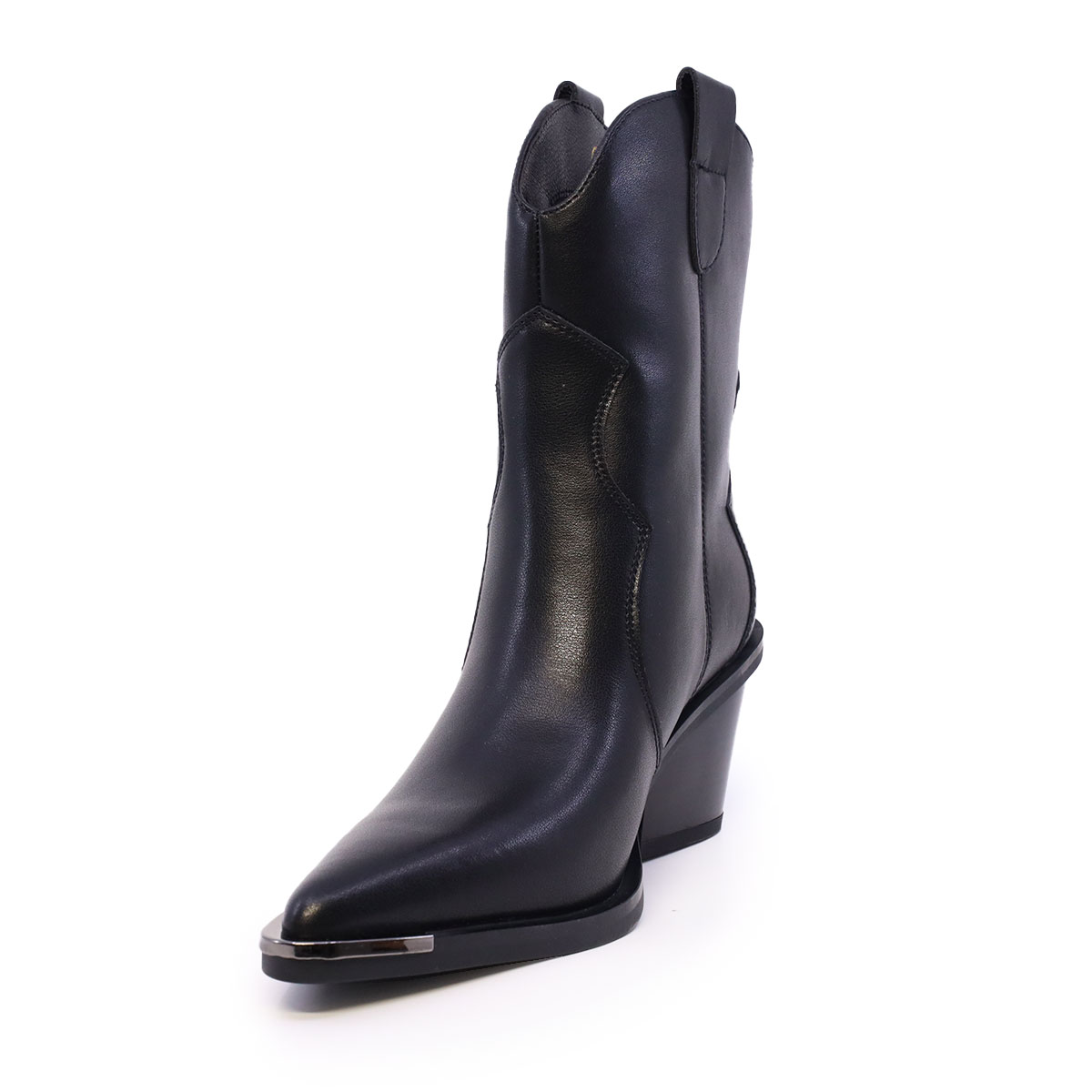 Ghete tip ciocate femei Enzo Bertini negre din piele 1390DG3110N