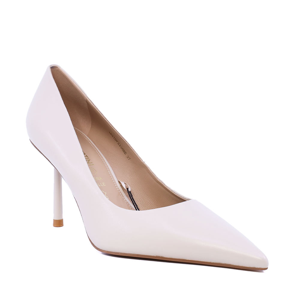 Pantofi stiletto femei Enzo Bertini bej din piele naturală 1621DP2330BE - imagine 2