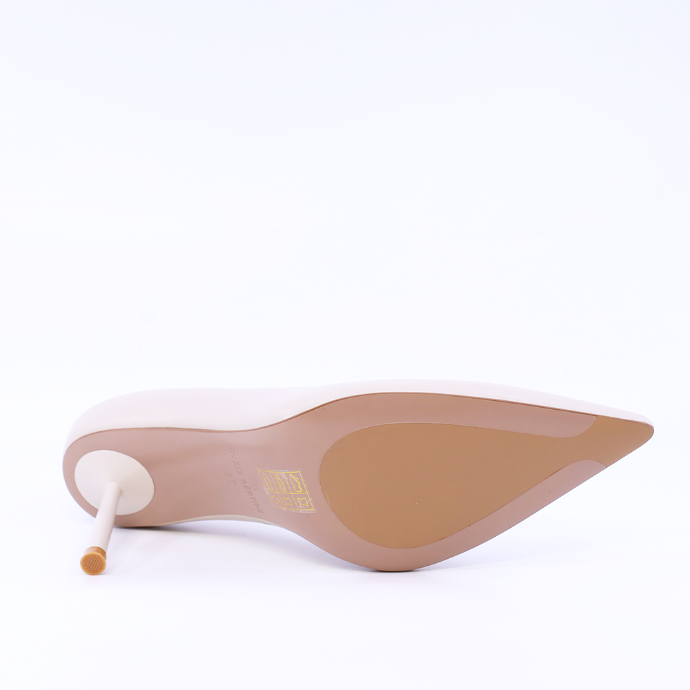 Pantofi stiletto femei Enzo Bertini bej din piele naturală 1621DP2330BE
