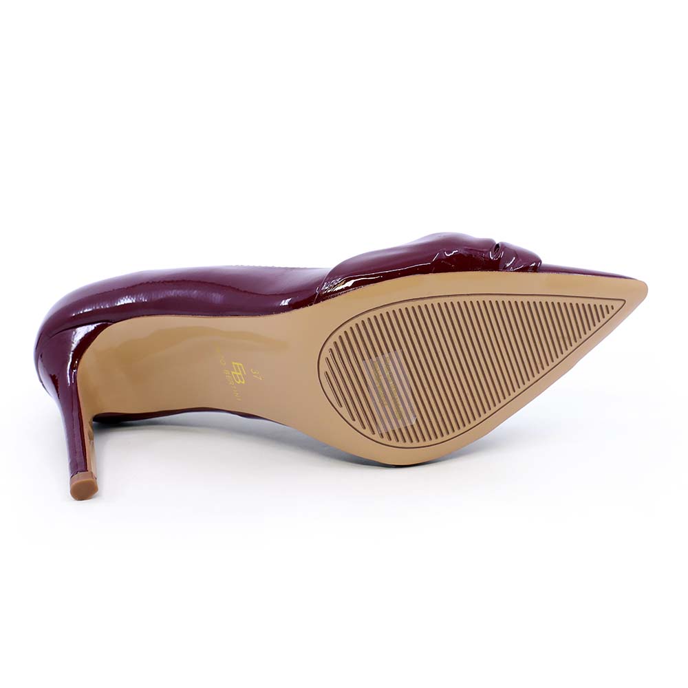 Pantofi stiletto femei Enzo Bertini bordo din piele lăcuită 1129DP2403LBO