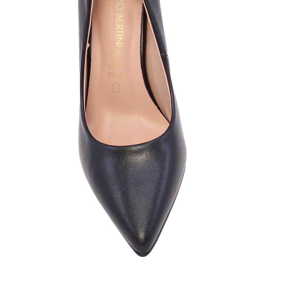 Pantofi stiletto femei Enzo Bertini Premium Collection negri din piele 1121DP1351N