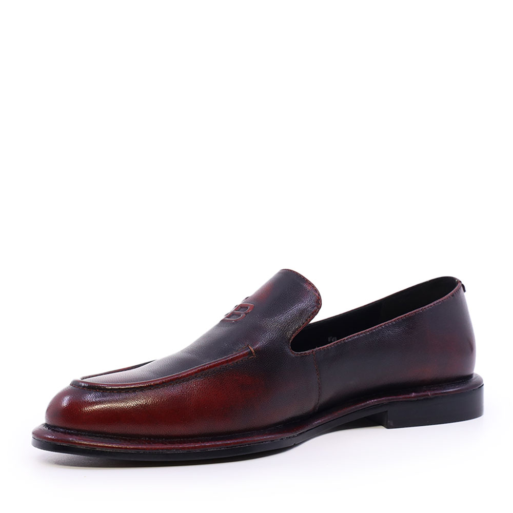 Pantofi tip loafer femei Enzo Bertini bordo din piele  2271DP2510BO