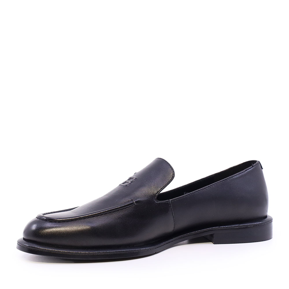 Pantofi tip loafer femei Enzo Bertini negri din piele  2271DP2510N