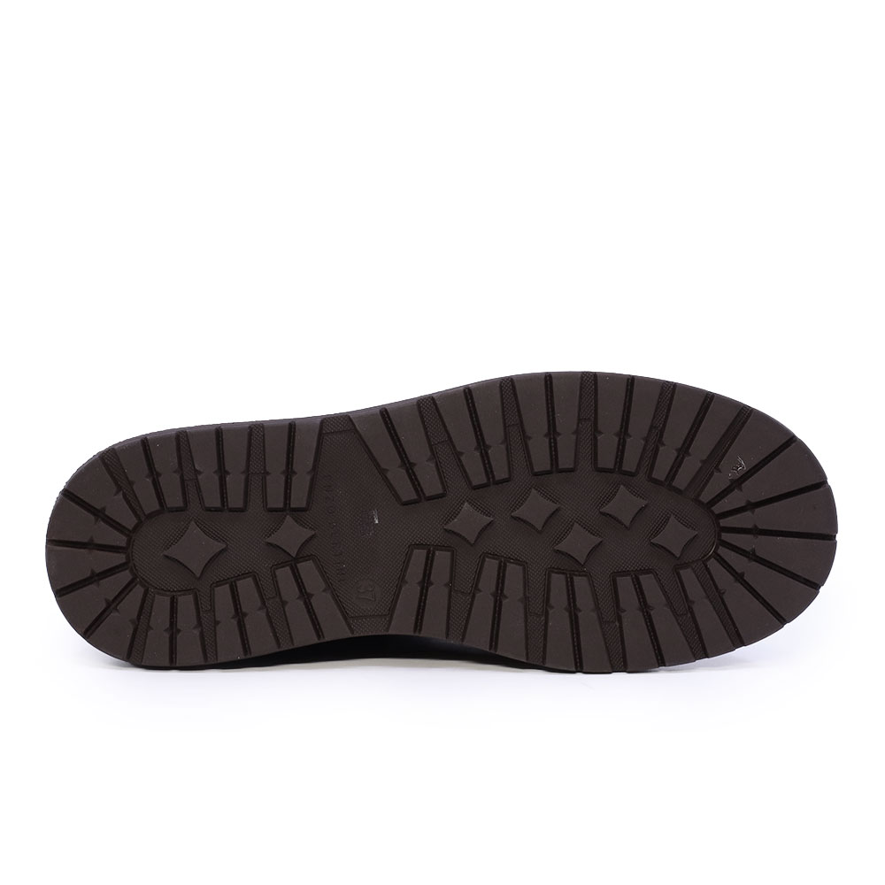 Sneakers cu șiret gros femei Enzo Bertini negri din piele 3052DP2512VN