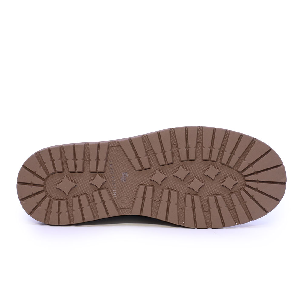 Sneakers cu șiret gros femei Enzo Bertini taupe din piele 3052DP2512VTA