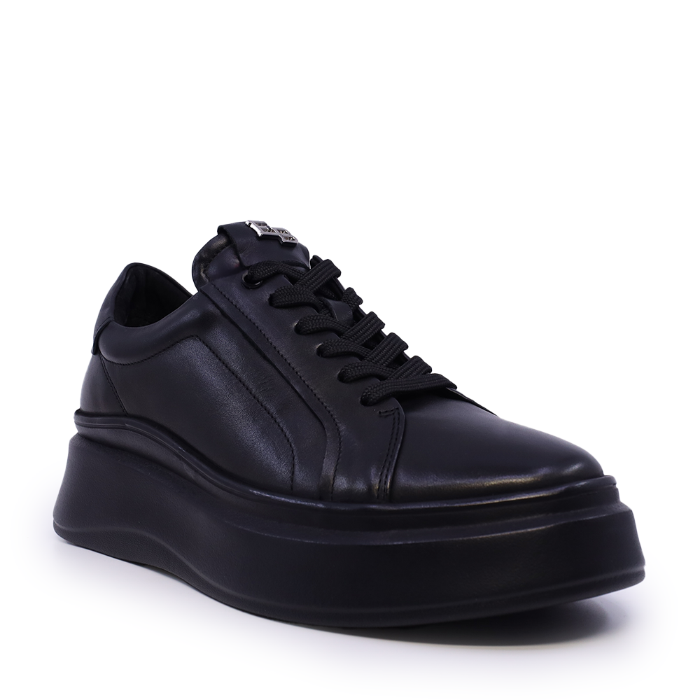 Sneakers femei Enzo Bertini negri din piele naturală 1648DP2401N - 1 | YEO