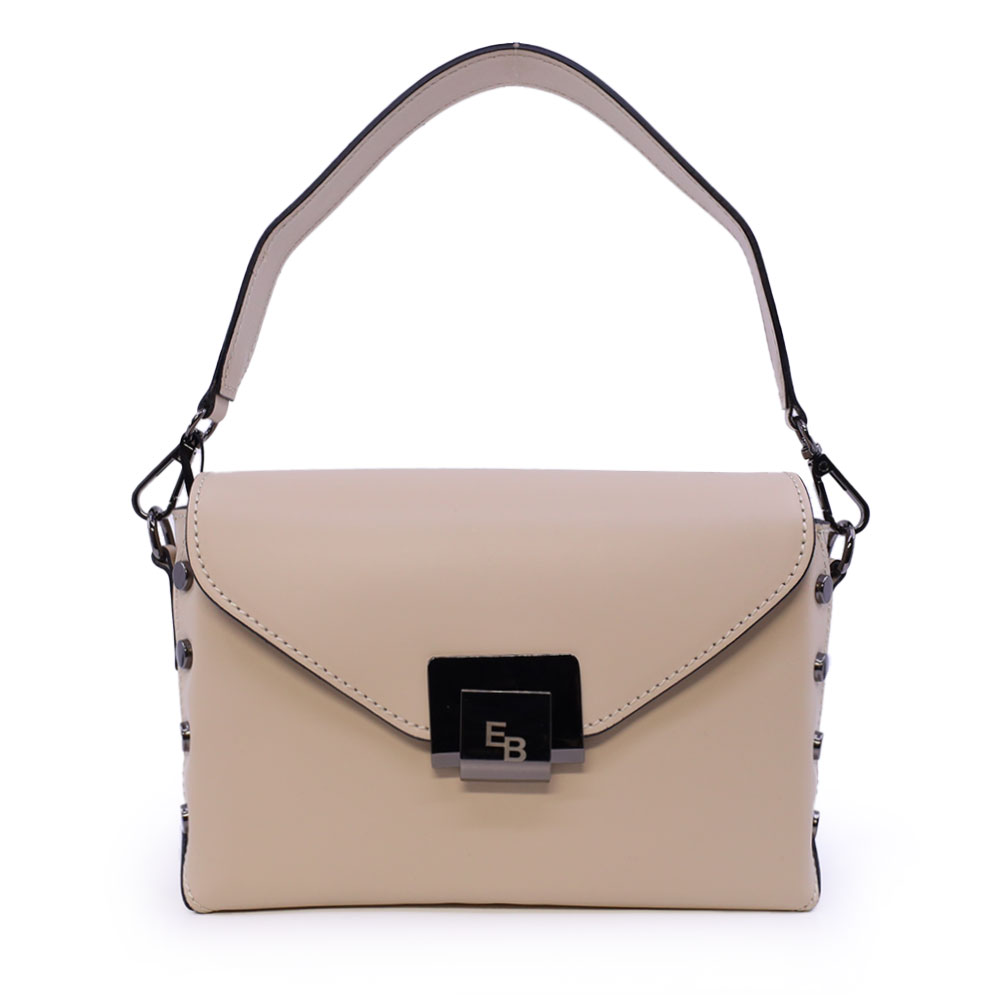 Poșetă crossboby femei Enzo Bertini bej din piele 154POSP2807BE