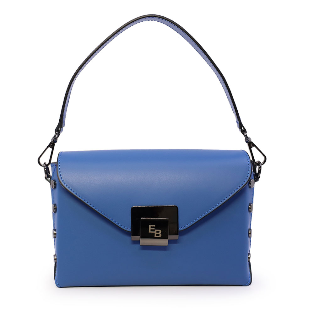 Poșetă crossboby femei Enzo Bertini bleumarin din piele 154POSP2807BL