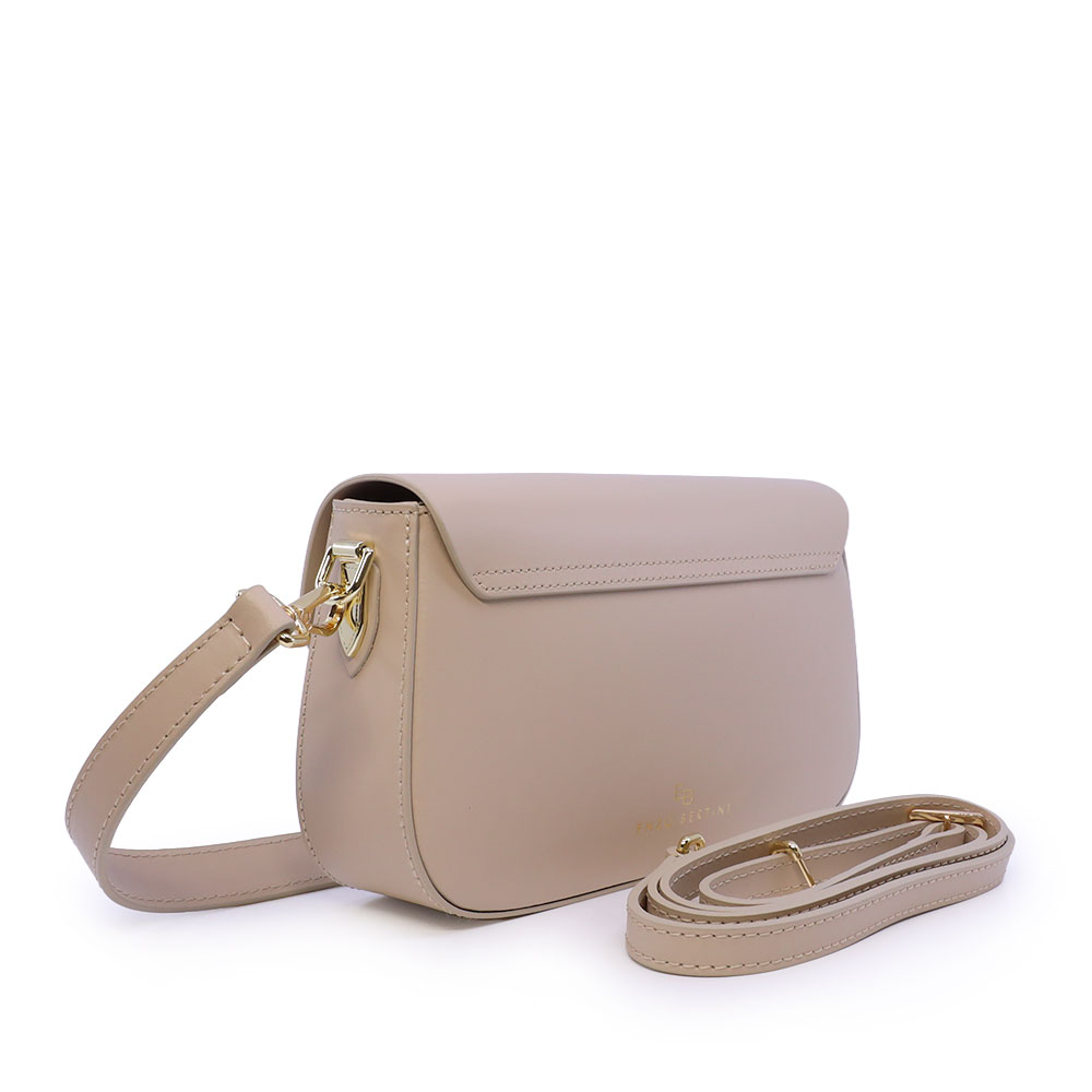 Poșetă satchel femei Enzo Bertini bej din piele 154POSP3739BE — imaginea 2