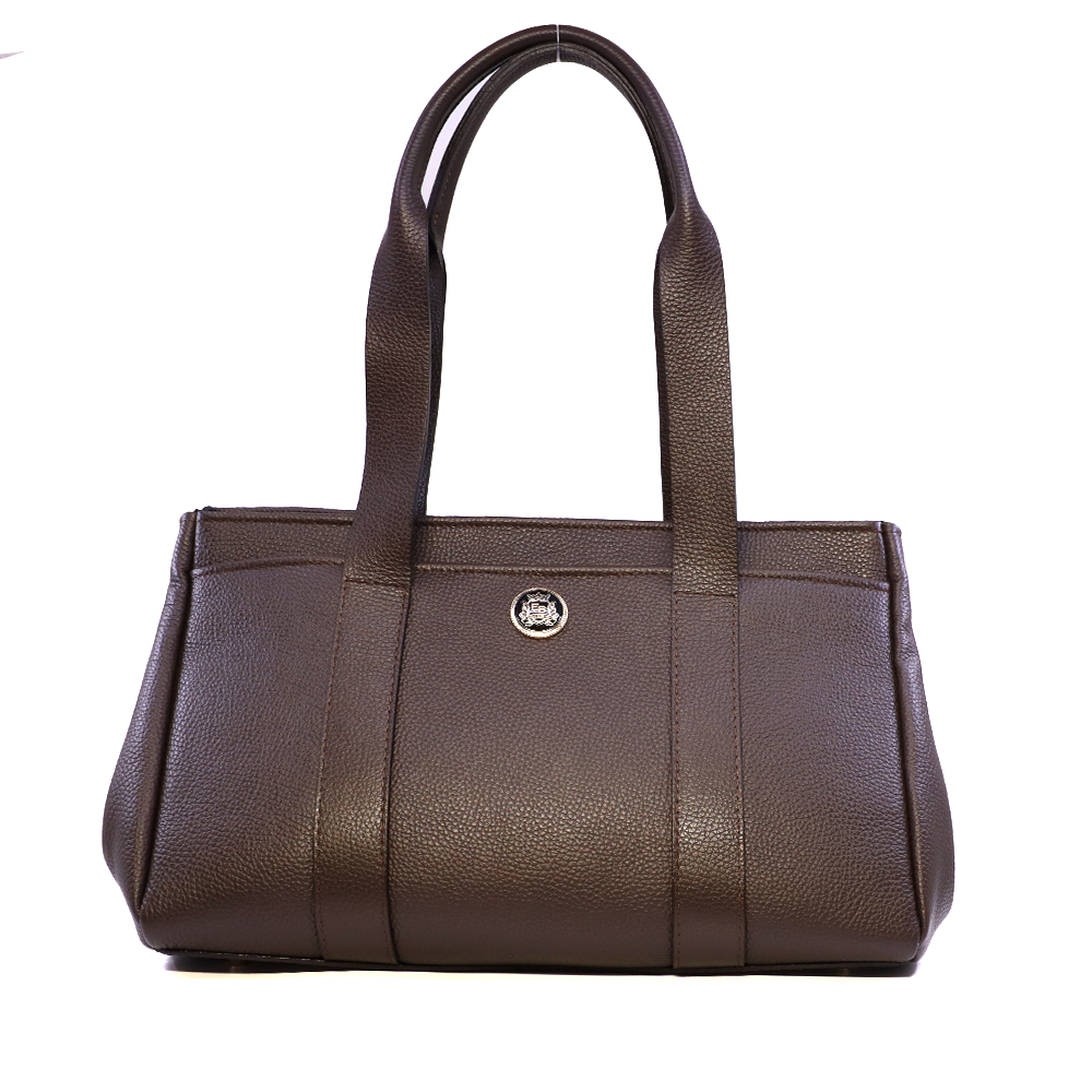 Poșetă shopper femei Enzo Bertini maro din piele 154POSP3652TDM