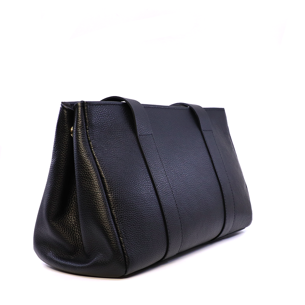 Poșetă shopper femei Enzo Bertini neagră din piele 154POSP3652N - imagine 2
