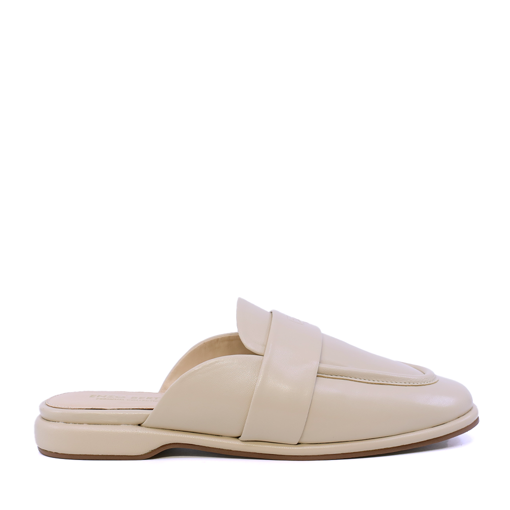 Saboți femei Enzo Bertini bej din piele naturală 1621DST1069BE