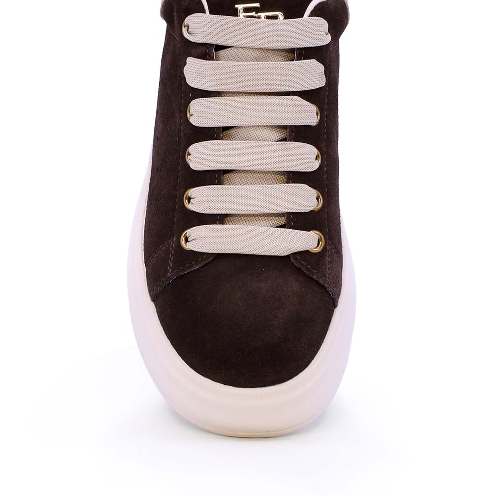 Sneaker femei Enzo Bertini maro din piele întoarsă 3862DP262VTM