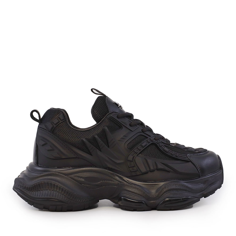 Sneaker femei Enzo Bertini negri din piele și textil 3861DP281N