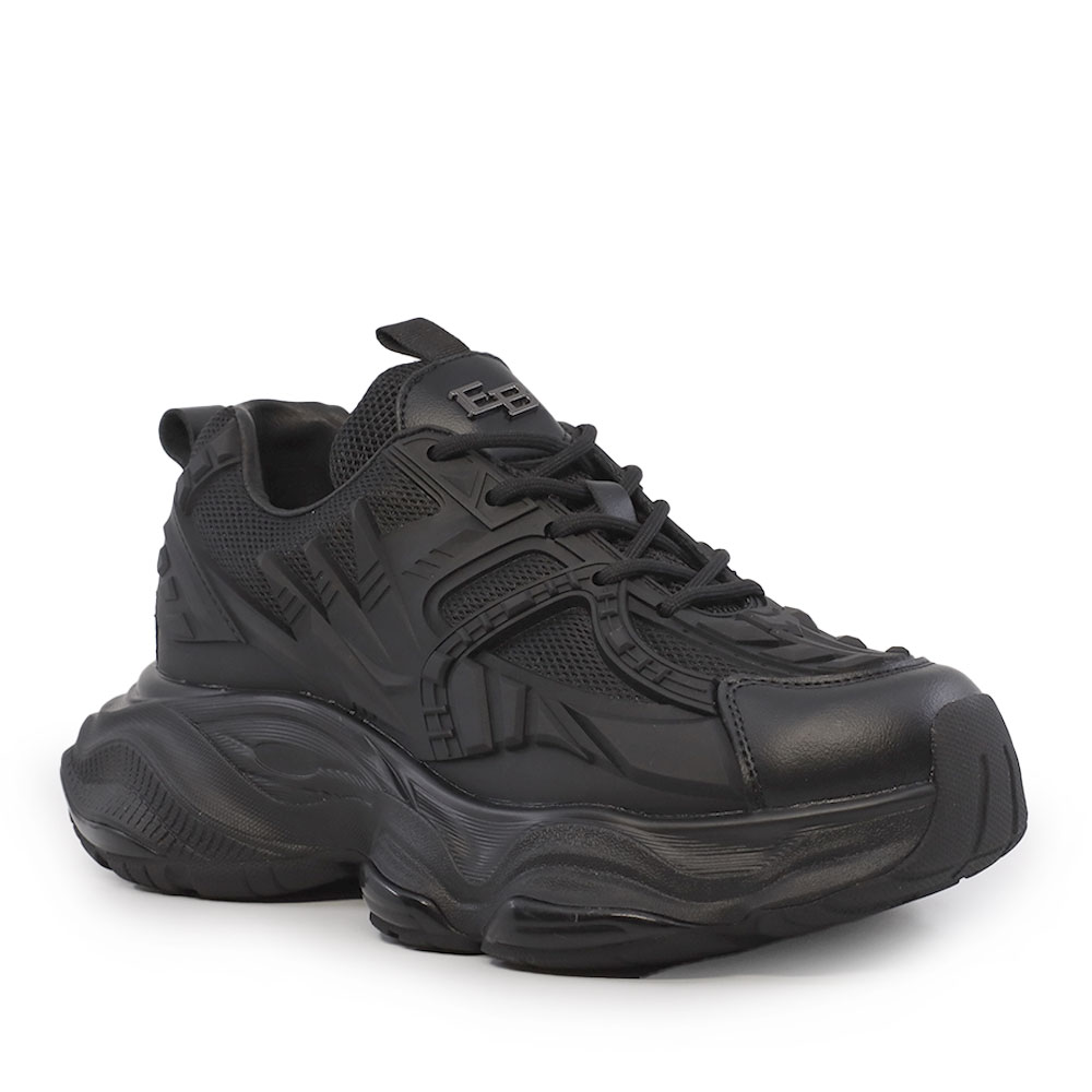 Sneaker femei Enzo Bertini negri din piele și textil 3861DP281N - imagine 2