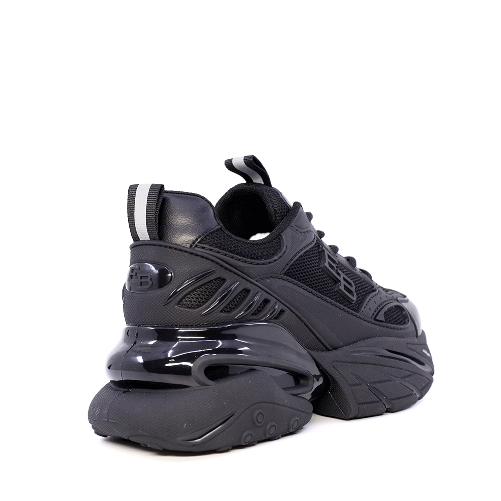Sneakers chunky Enzo Bertini negri din piele și textil 3862dp191n