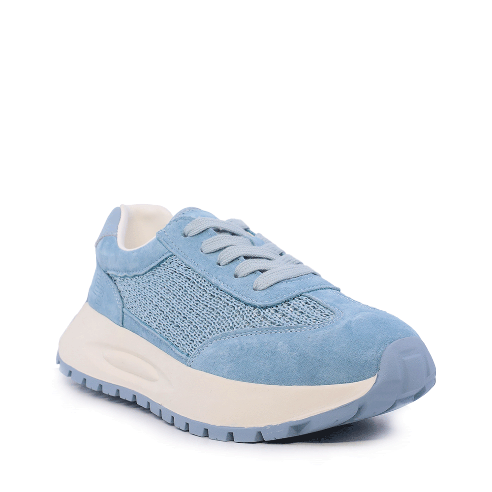 Sneakers femei Enzo Bertini albastri din piele întoarsă și textil 2131DPF0740VAZ - imagine 2