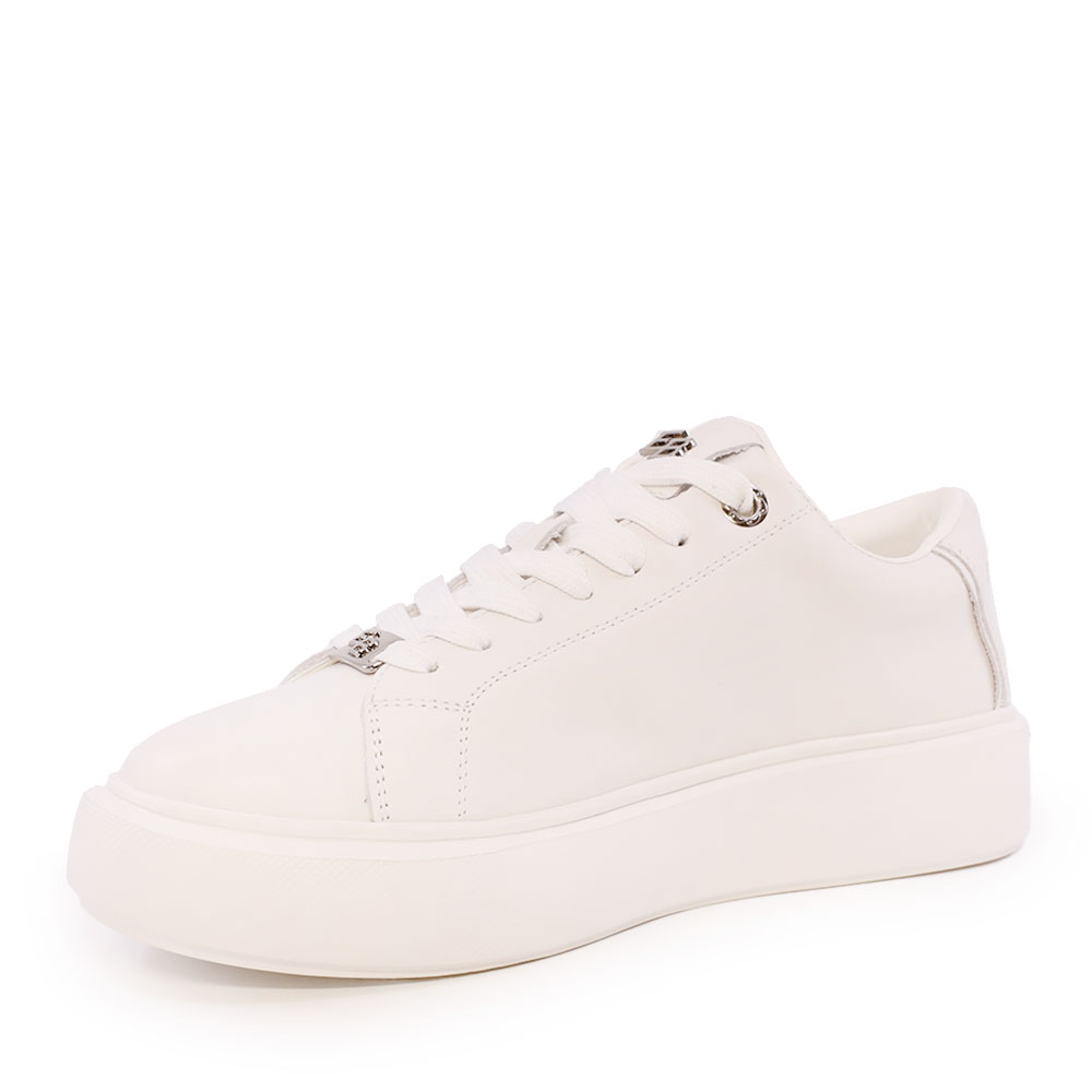 Sneakers femei Enzo Bertini albi din piele 3869DP201A