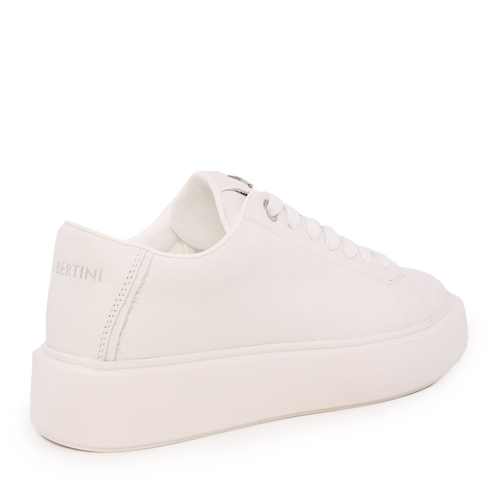 Sneakers femei Enzo Bertini albi din piele 3869DP201A