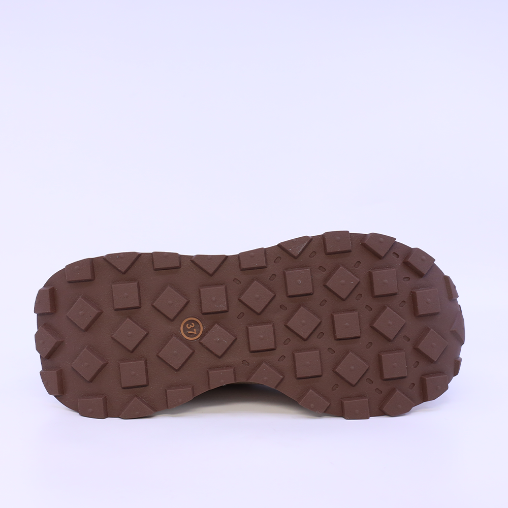 Sneakers femei Enzo Bertini maro din piele întoarsă  și textil 1392DP1100VM