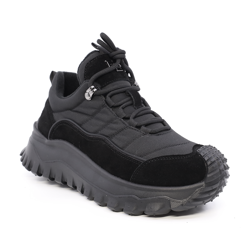 Sneakers femei Enzo Bertini negri  din piele naturală și textil  3860DP220N - 1 | YEO