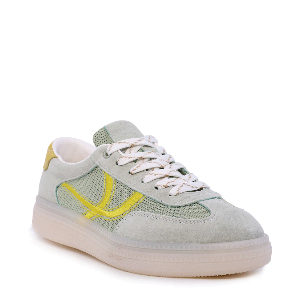 Sneakers femei Enzo Bertini verde din piele întoarsă și textil 2131DPF0650VV - imagine 2