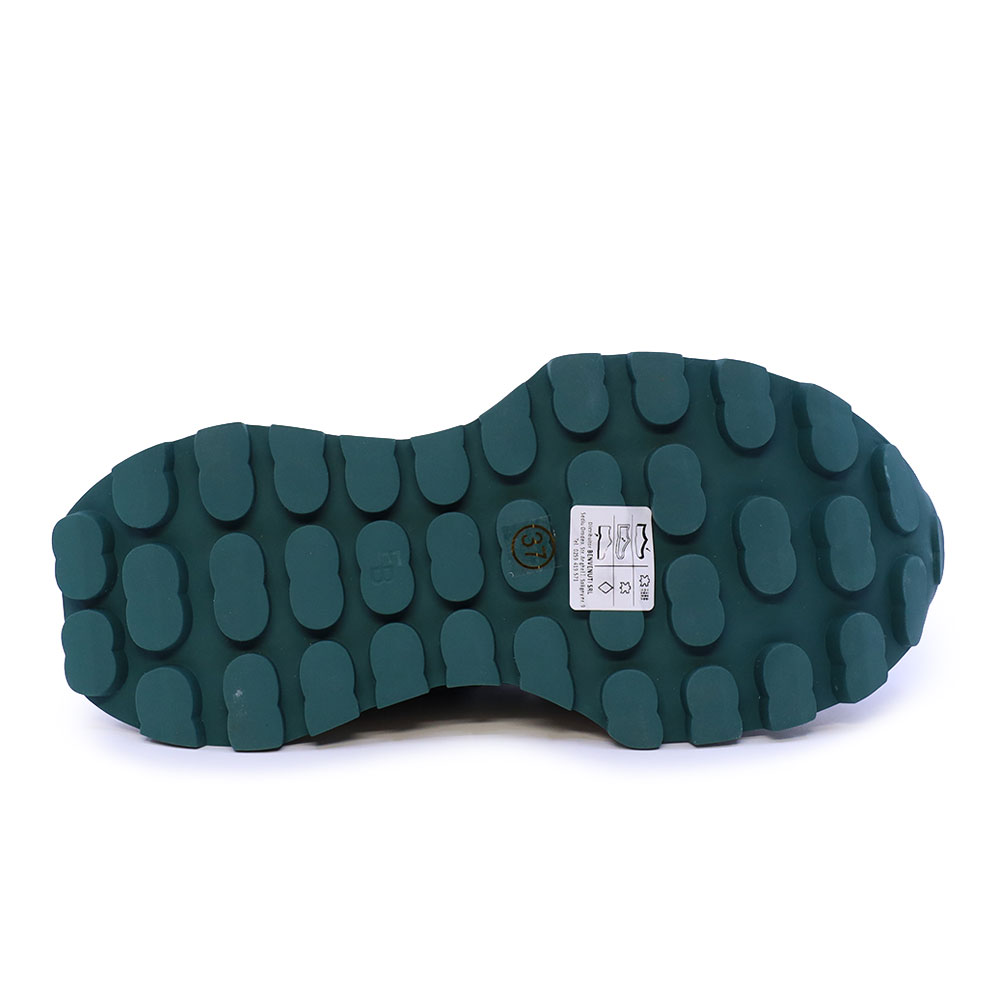Sneakers femei Enzo Bertini verzi din piele și textil 2132DP072VV