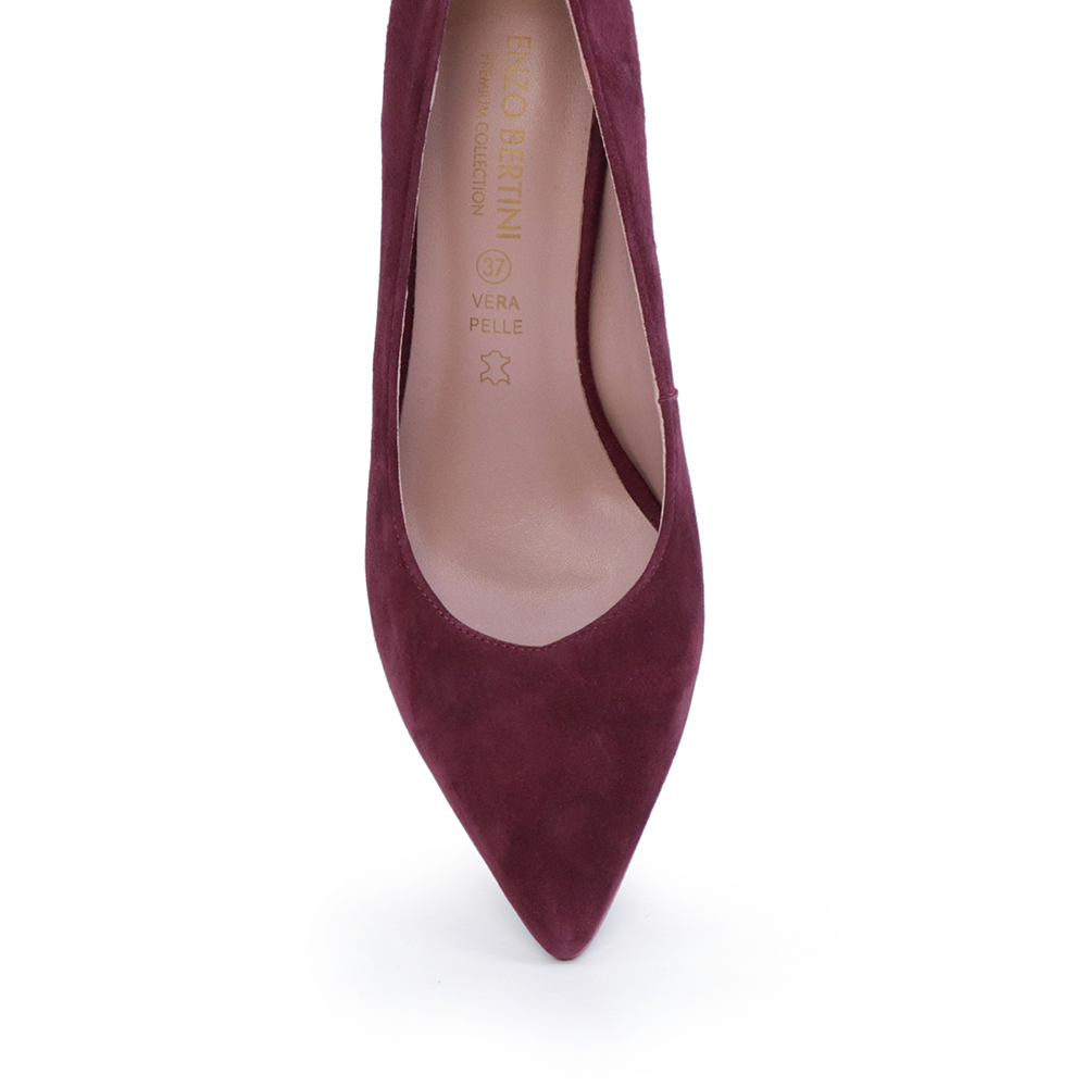 Pantofi stiletto femei Enzo Bertini bordo din piele întoarsă 1129DP2339VBO