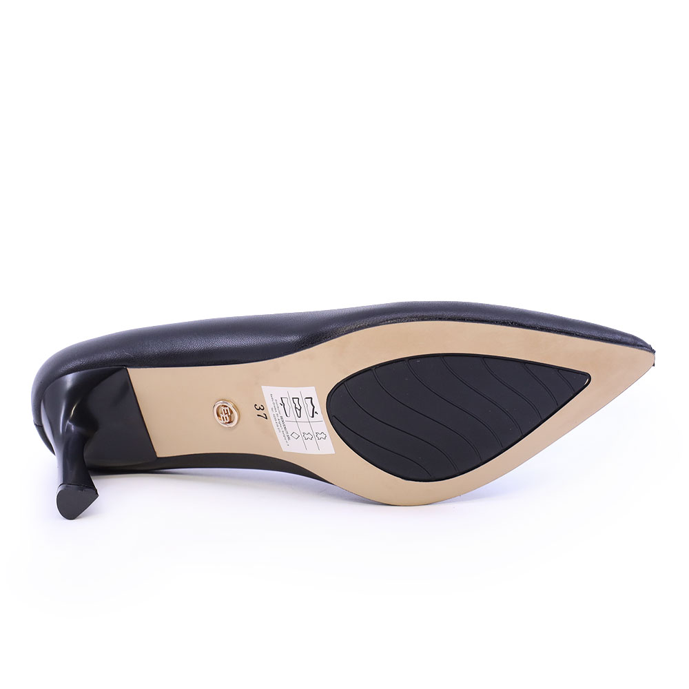 Pantofi stiletto femei Enzo Bertini din piele negri 1392DP0124N