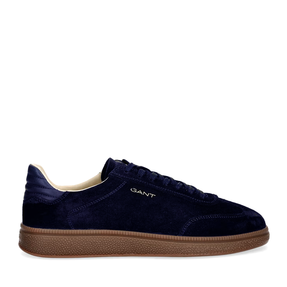 Adidasi barbati Gant Cuzmo bleumarin din piele intoarsa 1742BP633370VBL
