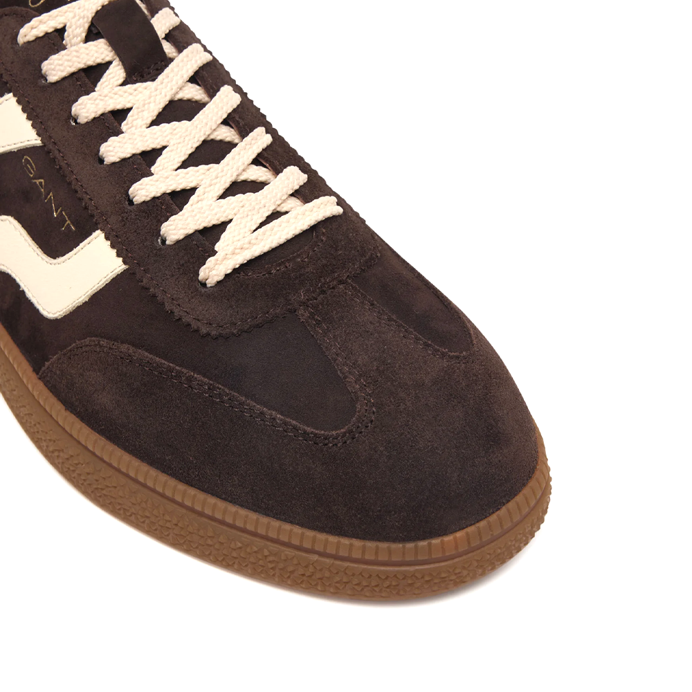 Sneakers bărbați Gant Cuzmo maro din piele 1742BP633373VM