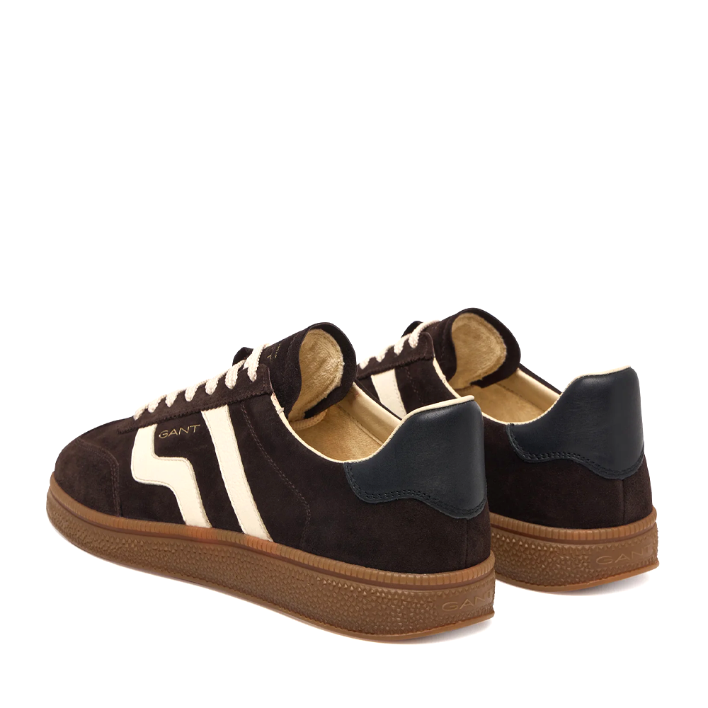 Sneakers bărbați Gant Cuzmo maro din piele 1742BP633373VM