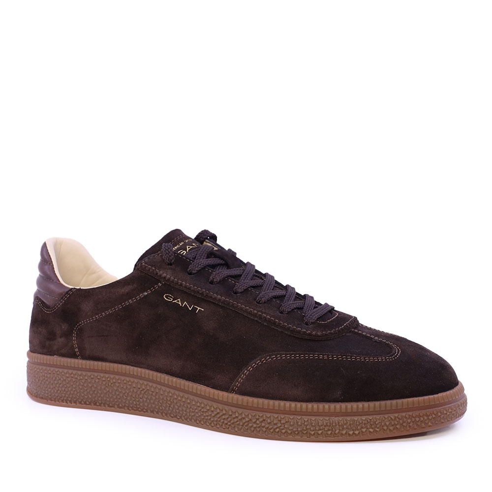 Sneakers bărbați Gant Cuzmo maro din piele întoarsă 1740BP633008VM - 1 | YEO