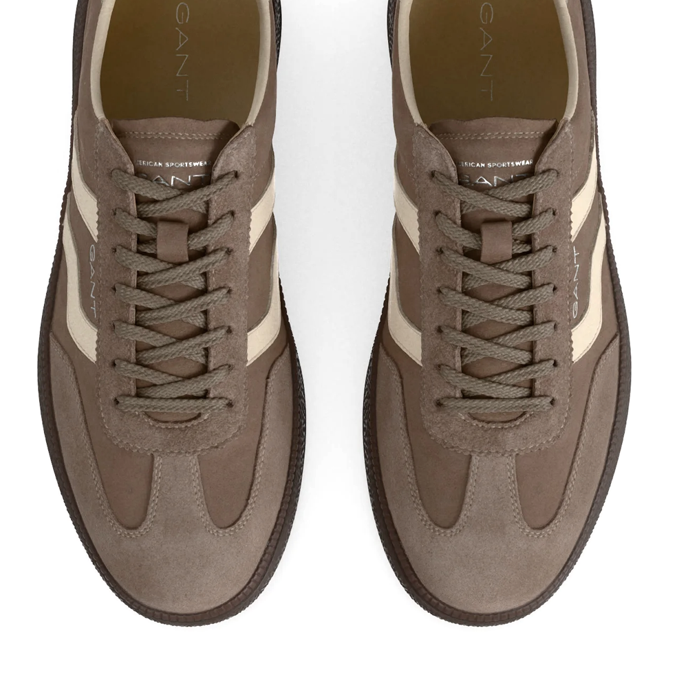 Sneakers bărbați Gant Cuzmo taupe din piele 1742BP633373VTA