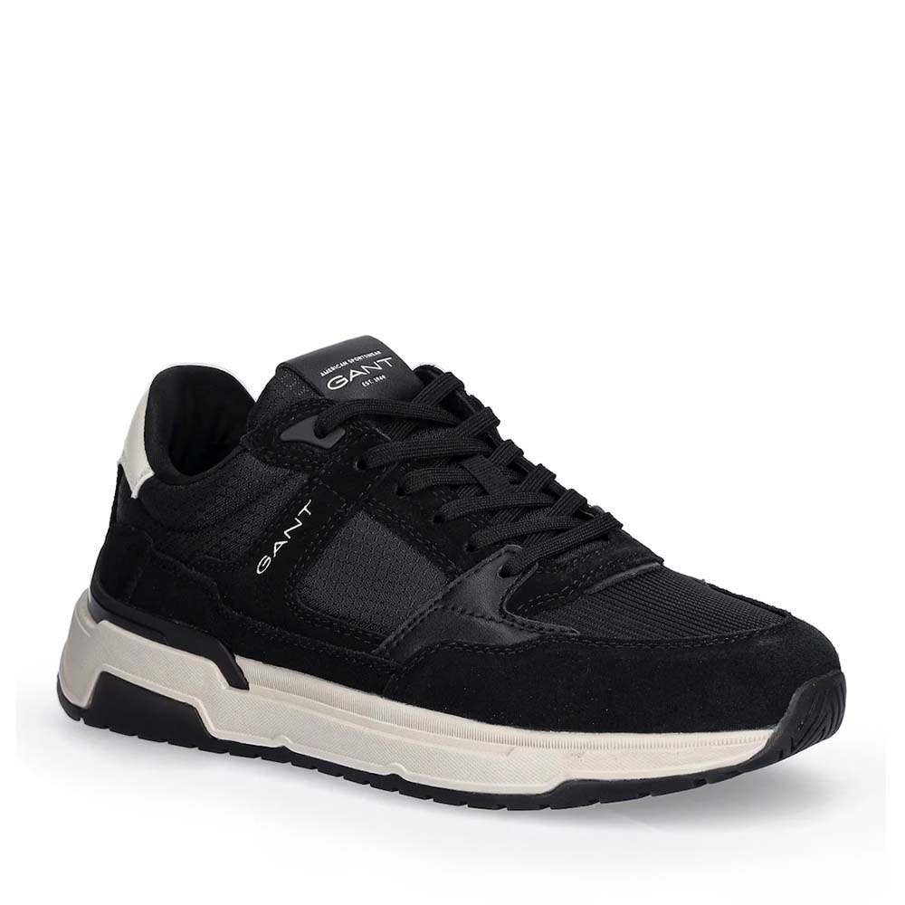 Sneakers bărbați Gant Jeuton negri din piele întoarsă și textil 1740BP633015VN - 1 | YEO