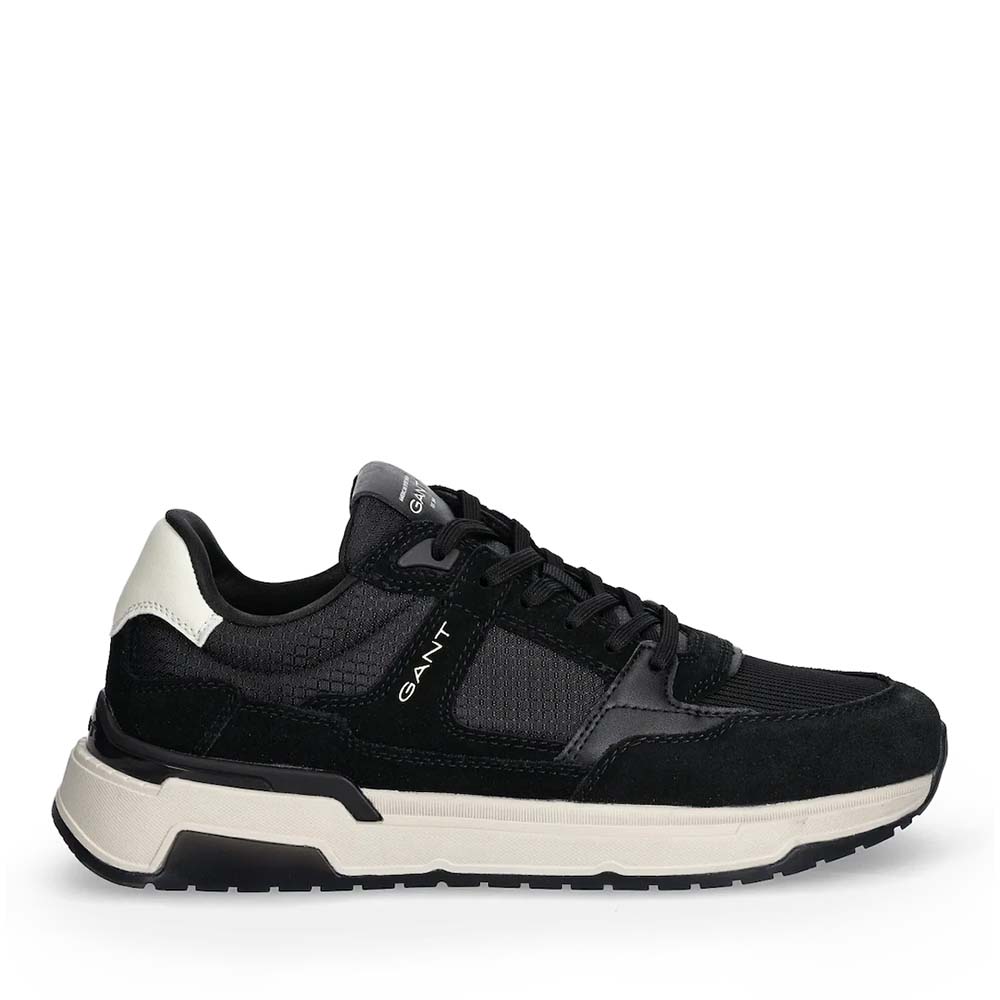 Sneakers bărbați Gant Jeuton negri din piele întoarsă și textil 1740BP633015VN
