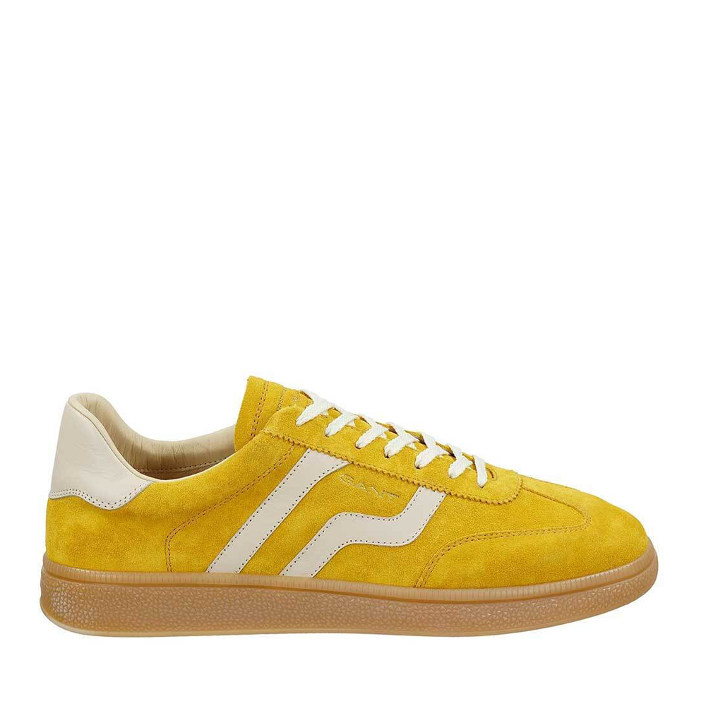 Adidasi barbati Gant linia Cuzmo galbeni din piele intoarsa  1741BP633206VG