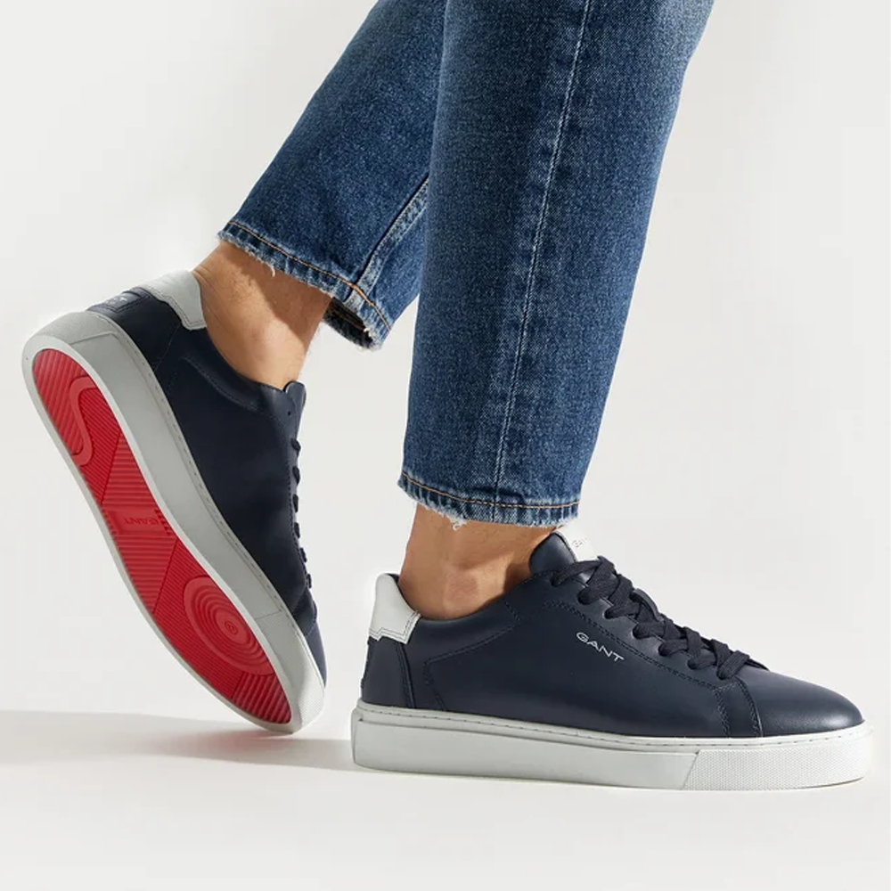 Gant Mc Julien men's navy blue leather sneakers 1749BP631889BL